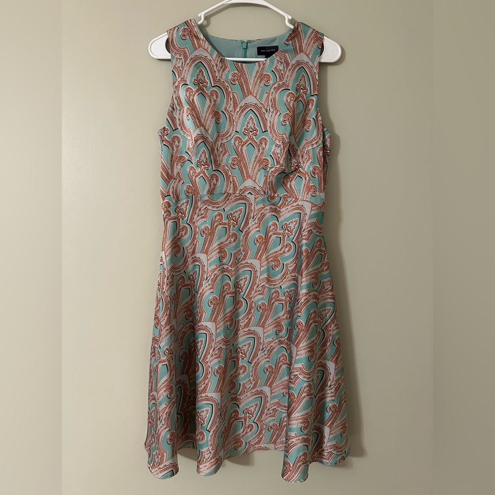 The Limited Multicolor Patterned Midi Dress